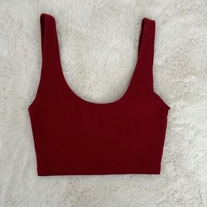 Wilfred free red crop top